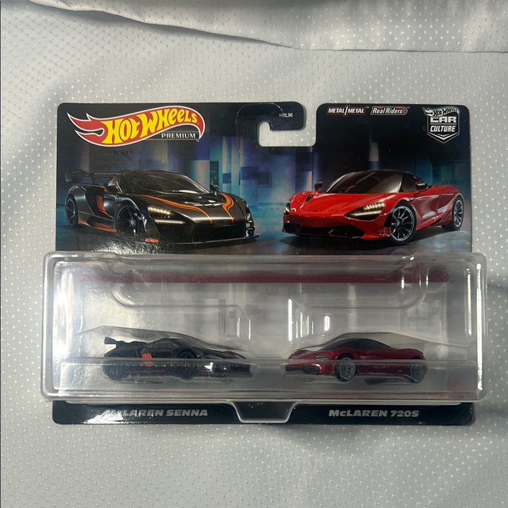 Hot Wheels Premium McLaren Senna & 720S Die-Cast Cars Car Culture 2 Pack 2023